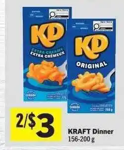 Co-op KRAFT Dinner offer