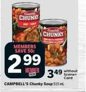 Co-op CAMPBELL'S Chunky Soup offer