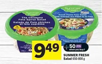 Co-op SUMMER FRESH Salad offer
