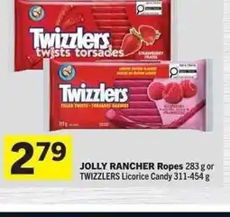 Co-op JOLLY RANCHER Ropes or TWIZZLERS Licorice Candy offer