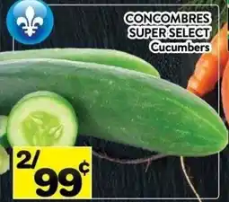 Supermarché PA Cucumbers offer
