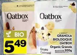 Supermarché PA Oatbox Organic Granola offer