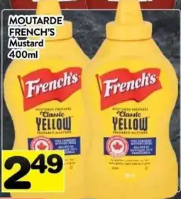 Supermarché PA French's Mustard offer