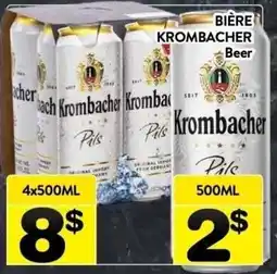 Supermarché PA Krombacher Beer offer