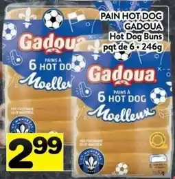 Supermarché PA Gadoua Hot Dog Buns offer