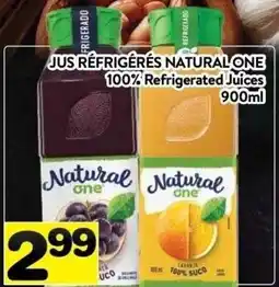 Supermarché PA Natural One 100% Refrigerated Juices offer