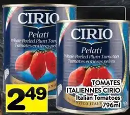 Supermarché PA Cirio Italian Tomatoes offer