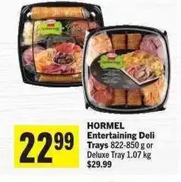 Co-op HORMEL Entertaining Deli Trays offer