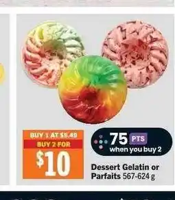Co-op Dessert Gelatin or Parfaits offer