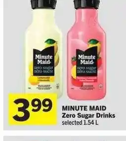 Co-op MINUTE MAID Zero Sugar Drinks offer
