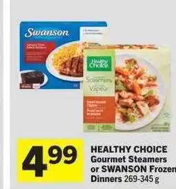 Co-op HEALTHY CHOICE Gourmet Steamers or SWANSON Frozen Dinners offer