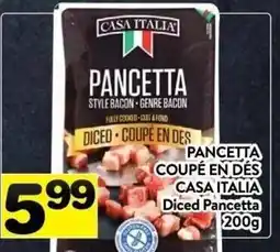 Supermarché PA Casa Italia Diced Pancetta offer