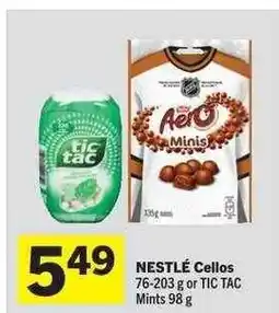 Co-op NESTLÉ Cellos or TIC TAC Mints offer