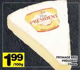 Supermarché PA Brie Président Cheese offer
