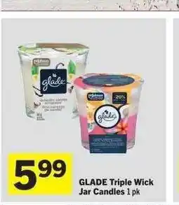 Co-op GLADE Triple Wick Jar Candles 1 pk offer