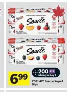 Co-op YOPLAIT Source Yogurt 16 pk offer