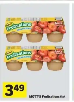 Co-op MOTT'S Fruitsations 6 pk offer