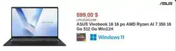 Canada Computers ASUS Vivobook 16.16 po AMD Ryzen Al 7 350.16 Go 512 Go Win11H offer
