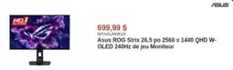 Canada Computers Asus ROG Strix 26.5 po 2560 x 1440 QHD W- OLED 240Hz de jeu Moniteur offer