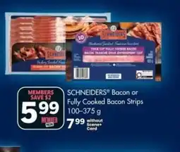 Co-op SCHNEIDERS Bacon or Fully Cooked Bacon Strips offer