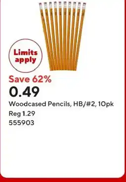 Staples Woodcased Pencils, HB/#2, 10pk offer