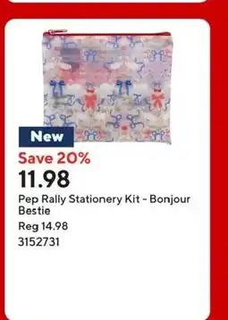 Staples Pep Rally Stationery Kit - Bonjour Bestie offer