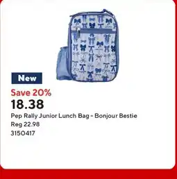 Staples Pep Rally Junior Lunch Bag - Bonjour Bestie offer