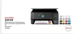 Staples Epson EcoTank ET-2900 Wireless All-in-One Colour Supertank Print- offer