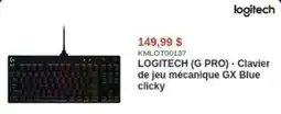 Canada Computers Logitech G PRO Clavier de jeu mécanique GX Blue clicky offer