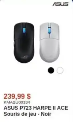 Canada Computers ASUS P723 HARPE II ACE Souris de jeu Noir offer