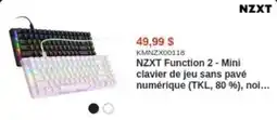 Canada Computers NZXT Function 2 Mini clavier de jeu sans pavé numérique offer