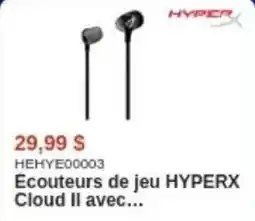 Canada Computers Hyper X Ecouteurs de jeu Cloud II offer