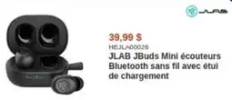 Canada Computers JLAB JBuds Mini écouteurs Bluetooth sans fil avec étui de chargement offer