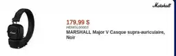 Canada Computers Marshall Major V Casque supra-auriculaire, Noir offer