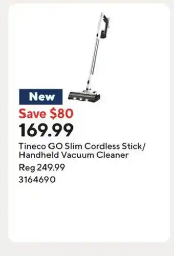 Staples Tineco GO Slim Cordless Stick/ Handheld Vacuum Cleaner offer