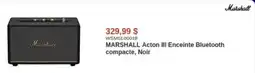 Canada Computers Marshall Acton III Enceinte Bluetooth compacte, Noir offer