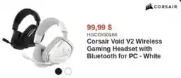 Canada Computers Corsair Void V2 Wireless Gaming Headset with Bluetooth for PC White offer