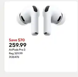 Staples AirPods Pro 3 offer