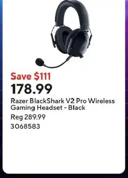 Staples Razer BlackShark V2 Pro Wireless Gaming Headset - Black offer
