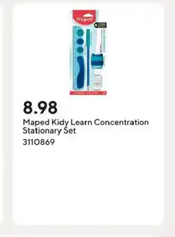 Staples Maped Kidy Learn Concentration Stationary Set offer