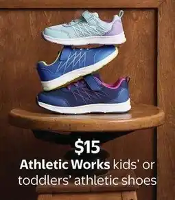Walmart Athletic Works kids' or toddlers' athletic shoes offer