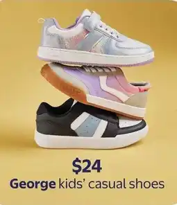 Walmart George kids' casual shoes offer