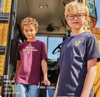 Walmart George short-sleeved graphic tee offer