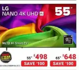 Visions Electronics LG NANO 4K UHD 55" offer