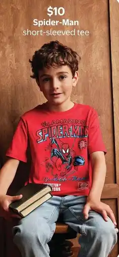 Walmart Spider-Man short-sleeved tee offer