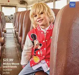 Walmart Mickey Mouse and Friends bomber jacket offer
