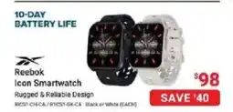 Visions Electronics REEBOOK Icon Smartwatch offer