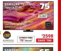 Visions Electronics SAMSUNG Mini LED Neo QLED 4K offer