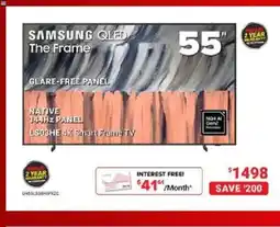 Visions Electronics SAMSUNG QLED The Frame offer
