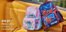 Walmart Heys licensed backpack set offer